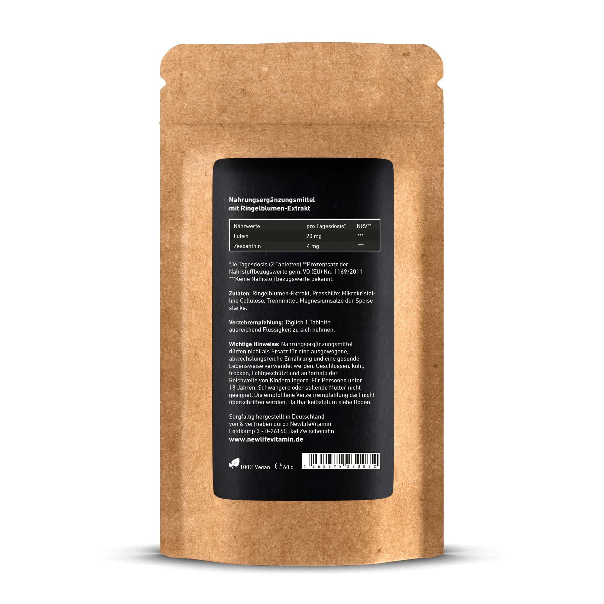 Produktbild Augenfit-Refill von hinten mit blick aufs Etikett